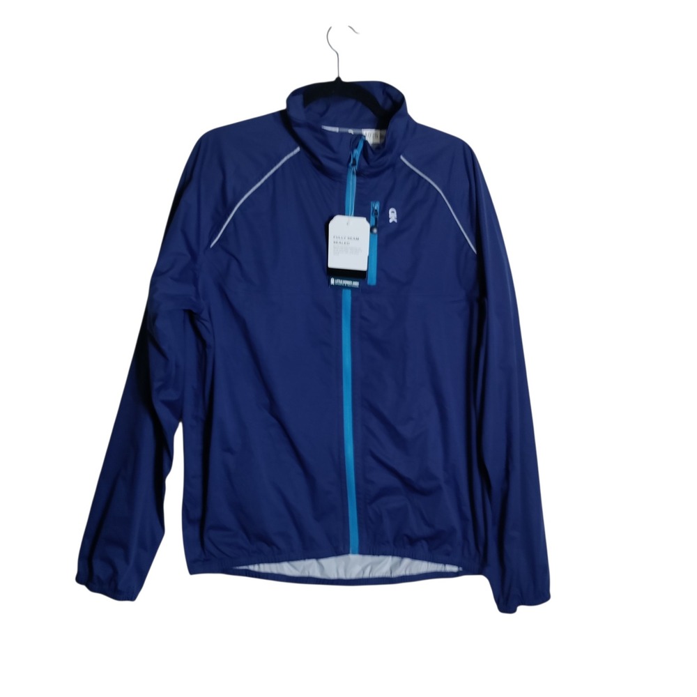 Little Donkey Andy Mens Waterproof Cycling Jacket Blue Seam Sealed Windbreaker M